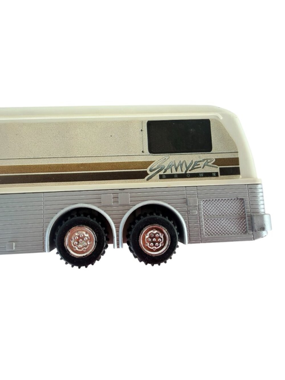 Vintage Plastic Tour Bus Coach 1:64 Toy Collectible Sawyer Brown White Music - Picture 5 of 7